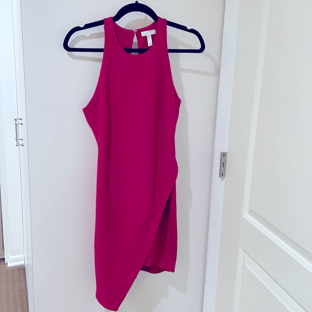 Leith stretch crepe tank dress
